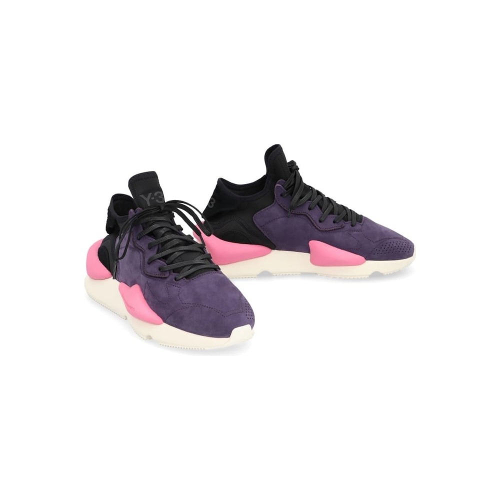 Y-3 Kaiwa Sneakers Purple Black Pink Sport Style Shoes Men's or‎ Women's Size 8
